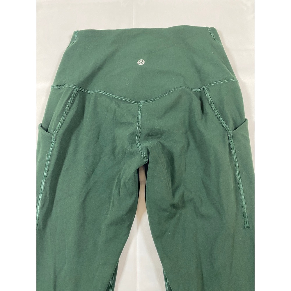 Lululemon Align High-Rise Pant with Pockets 25" Rainforest Green Size 6 LW5DCES - Picture 5 of 13
